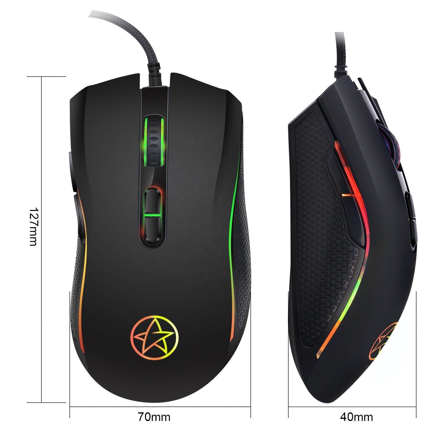 A869 Wired RGB Mouse